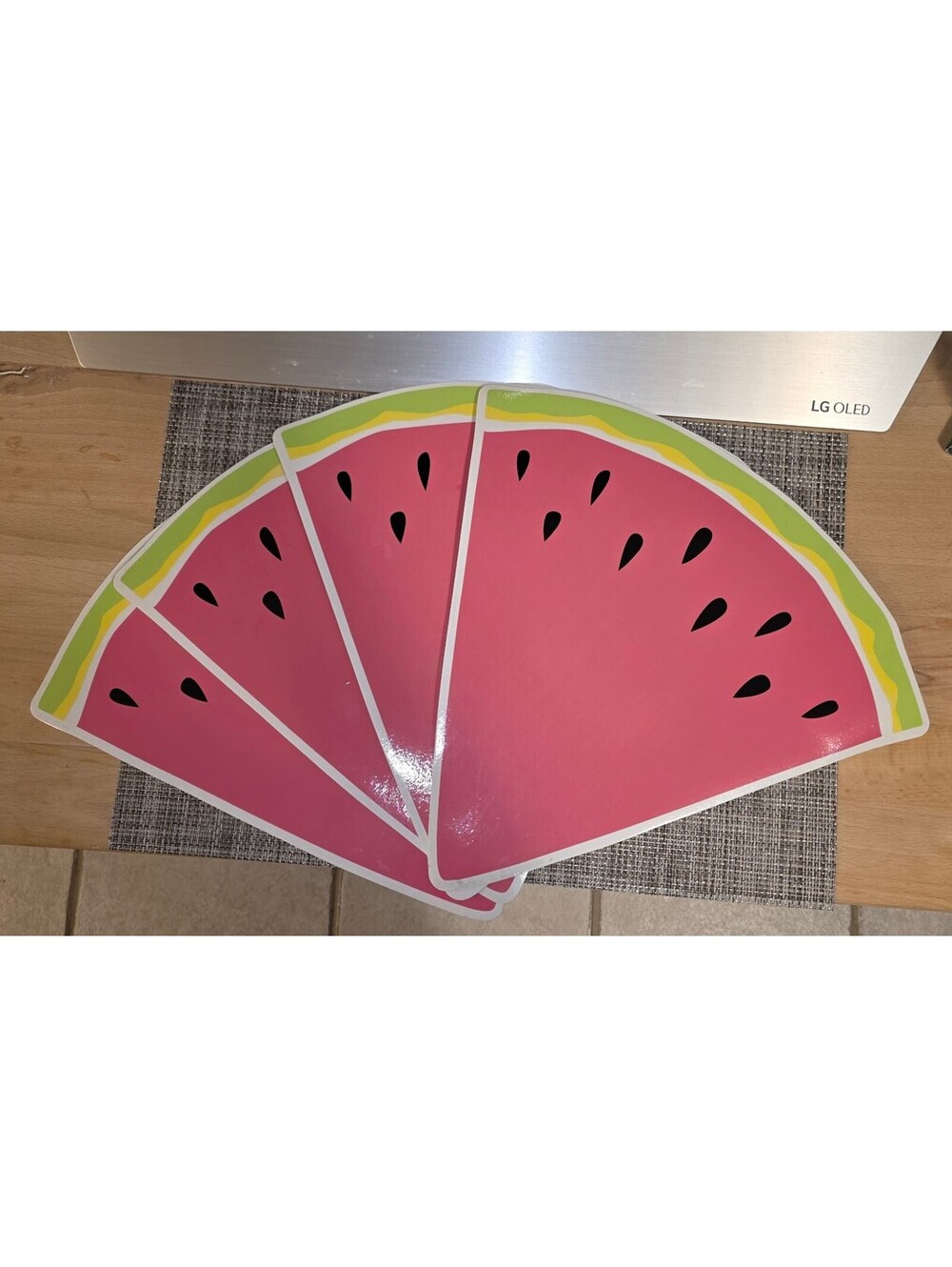 Watermelon Slice Placemat Set